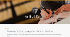 Desktop Screenshot of anibalrogel.com