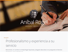 Tablet Screenshot of anibalrogel.com